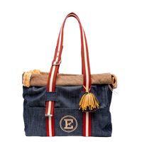 Thumbnail for Denim Dog Carrier
