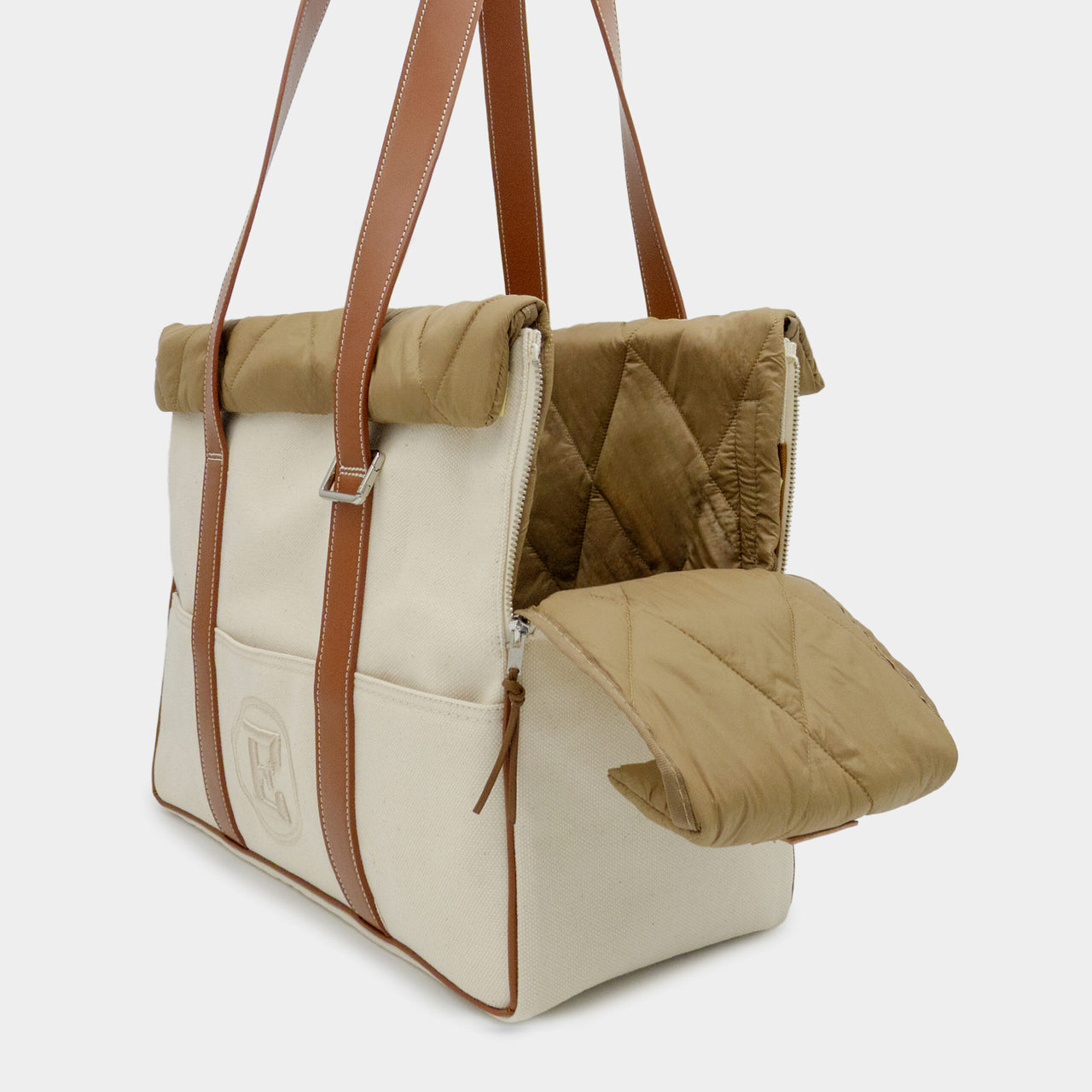 Italian leather dog bag