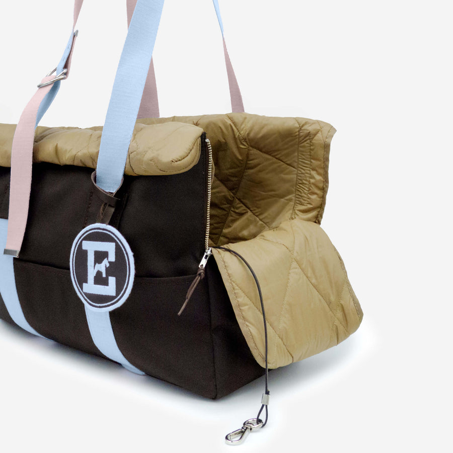 luxury pet tote bag for small dogs and cats