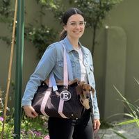 Thumbnail for Pet Carrier Purse <br> Chocolate & Puppy Girl